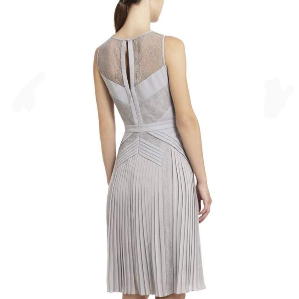 BCBG MAXAZRIA Raya Sleeveless Pleated Lace Dress - Picture 2 of 16
